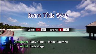 Born This Way  Lady Gaga Karaoke Version [upl. by Canute]