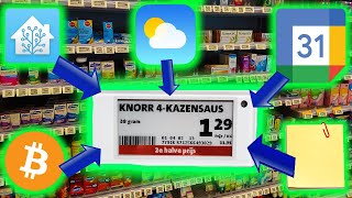 17 Using eink epaper Price Tags Shelf Labels for everyday needs [upl. by Selohcin]