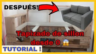 COMO TAPIZAR UN SILLON PASO A PASO  CAPITULO 2 [upl. by Dnomso781]