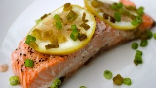 Lemon Baked Salmon Recipe [upl. by Manuel]