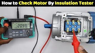 Learn Practically How to Check Motor with Insulation Tester TheElectricalGuy [upl. by Acinhoj]