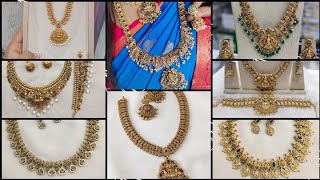 wholesale 1gm gold jewellery collectionlow price jewellery collectionbridal jewellery collection [upl. by Annavoig203]