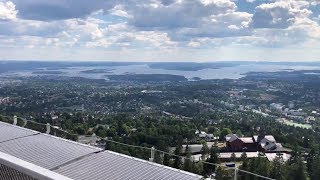 På taket av Holmenkollen  fantastisk utsikt Minutt for minutt  The Holmenkollen ski jump [upl. by Iram]