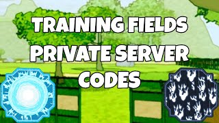 25 Private Server Codes For Training Fields  Shindo Life [upl. by Intirb]