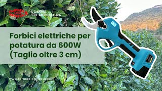 Migliori forbici per la potatura a batteria EC310 600W di potenza per vigneto [upl. by Anival]