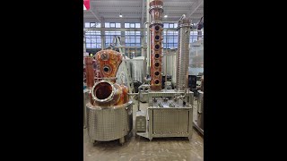 300L copper still with copper reflux columns versatile still for making gin vodka whisky brandy [upl. by Waiter]