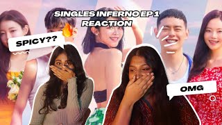 REACTING TO NETFLIXS SINGLES INFERNOwere so confused [upl. by Ferdy]