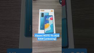 Xiaomi NOTE 11s 8GB RAM unboxing [upl. by Akcimat]