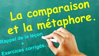 Comparaison et métaphorerappel de leçonexercices corrigés [upl. by Aihsas]