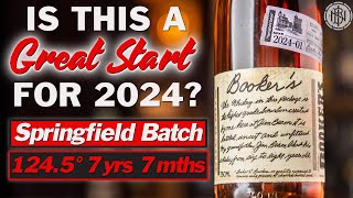 Uncorking Bookers 202401 quotSpringfield Batchquot Bourbon Whiskey [upl. by Halverson998]