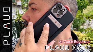 PLAUDE Note  The Best ChatGPT Empowered AI Voice Recorder with Transcription amp Summarization [upl. by Dougald995]