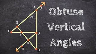 Determining obtuse vertical angles [upl. by Okir809]