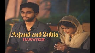 Asfand and Zubia  Hawayein  Yakeen Ka Safar [upl. by Cass]