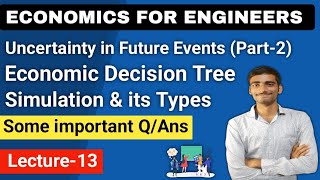 Economics for engineers Lecture13 Uncertainty in future events Part2  Economic Decision Tree [upl. by Lytton]