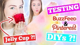 Testing Pinterest and Buzzfeed DIYs [upl. by Hildagarde]