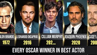 All Best Actor Oscar Winners in Academy Award History [upl. by Seebeck]