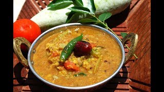 Pudalangai sambar  Snake gourd moong dal sambar [upl. by Leonid552]