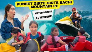 Puneet Girte Girte Bachi Mountain Pe amp Water Sports Adventure  RS 1313 VLOGS  Ramneek Singh 1313 [upl. by Yulma]