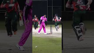 BATSMAN SMASHES WICKET cricket cricketlover lastmanstands cricketnews fyp cricketindia lms [upl. by Amuwkuhc]