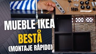 MONTAJE DEL MUEBLE IKEA BESTA GUIA FACIL [upl. by Trebmal203]