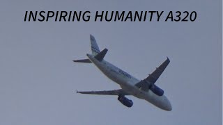 Inspiring Humanity JetBlue Airways Airbus A320200 N598JB approaching BDLKBDL Bradley RWY 33 [upl. by Liddy]