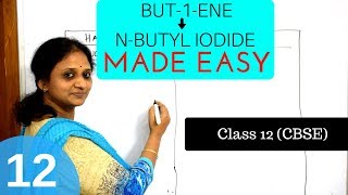 But1ene to nbutyl iodide  Part12 cbse  Class 12  chemistry tricks [upl. by Hgiel]