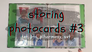 ☆ storing photocards 2 part 2 ᰔᩚ txt bts svt amp p1h ☆ [upl. by Britteny]