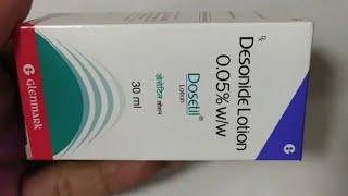 Dosetil lotion  Desonide lotion 005Desotil lotion usesSide effect in Hindi [upl. by Shirlie433]