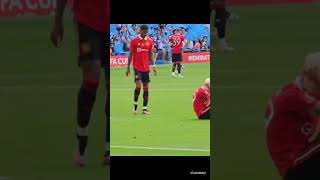 Rashford lifting His Teammates After Losing Trophy 🏆 [upl. by Aleakam]