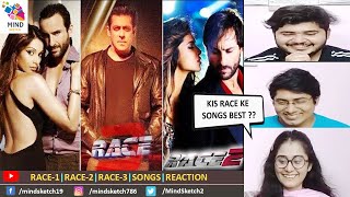 Race Vs Race 2 Vs Race 3  Which Bollywood Song Do You Like The Most  Pakistani Reaction [upl. by Nirhtak]