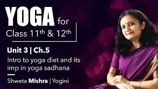 Unit 3  Chapter 5  Introduction to Yoga Diet and its Relevance and Importance in Yoga Sadhana [upl. by Leffert567]