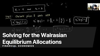 Solving for the Walrasian Equilibrium Allocations [upl. by Ginevra84]