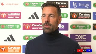 Ruud van Nistelrooy Interview  Manchester United 52 Leicester City [upl. by Michi]