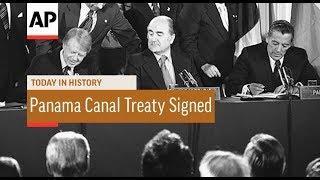 Panama Canal Treaty Signed  1977  Today In History  7 Sep 18 [upl. by Stralka]