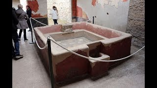 Places to see in  Pompei  Italy  Fullonica di Stephanus [upl. by Ailedroc]