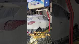 Contactless car wash with 24hour efficiencycarwash carwashing [upl. by Judas784]