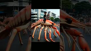 The Big Shrimp Fish Rescue The Man trending animals rescue fish [upl. by Nosittam]