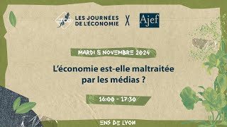 Léconomie estelle maltraitée par les médias   511  16h00 ENS [upl. by Yvan]