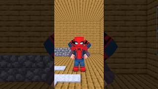 Spiderman VS Minecraft Zombie Apocalypse minecraft minecraftschool shorts spiderman [upl. by Gordon]