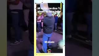 Mi abuelo no sabe bailar 😎 viralvideo shortvideo music viralshort shorts humor [upl. by Inotna]