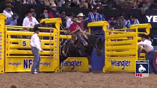 2018 Wrangler NFR Round 8 Saddle Bronc Clay Elliott [upl. by Gnoc]