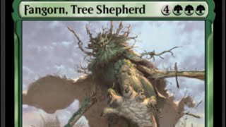 MTG Mono Green Treefolk Commander Rough Decklist [upl. by Aivatnwahs]