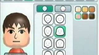 How to Use the Nintendo Wii  How to Create a Mii Hairstyle [upl. by Rehprotsirhc]