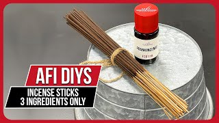 How to Make Incense Sticks for Beginners  EASY [upl. by Auqinom]