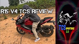 R15 V4 TCS A Game Changer For Safty 😱🏍️ [upl. by Nolte]