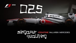 F1 2013  Lets Play Together  Saison 2  025 Round 13  Singapur Qualifying HD [upl. by Rostand978]