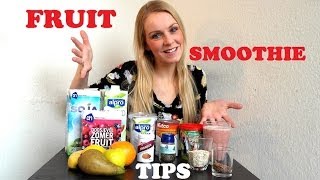 Fruit Smoothie Tips  Zo maak je Smoothies [upl. by Euqinaj]