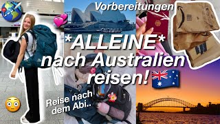 ALLEINE nach Australien🇦🇺Vorbereitungen🥹AMAZON HAUL📦preparations✈️erstes mal alleine reisen🫢 [upl. by Vijnas]