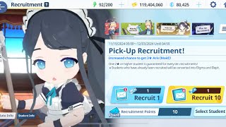 Blue Archive  25 tickets and 21000 gems for Maid Arisuepic fail [upl. by Rezeile986]