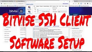 How to setup Bitvise ssh client Free SSH client Software [upl. by Allan]